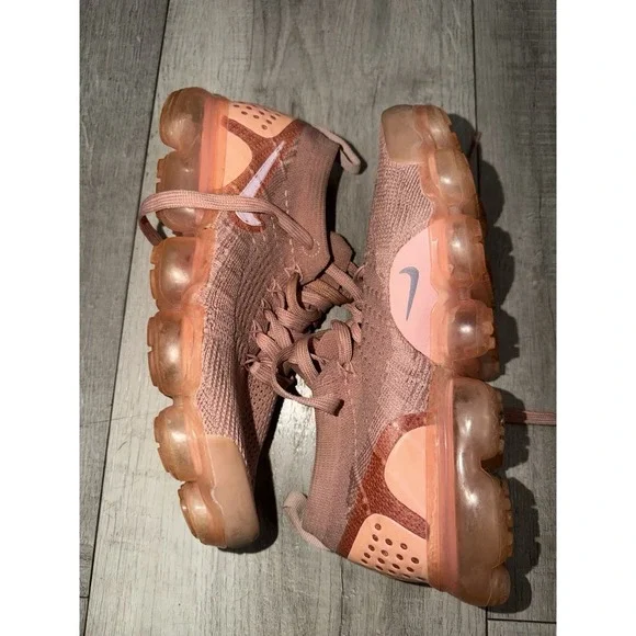 Size 7 - Nike Air VaporMax Flyknit 2 Rust Pink W - Picture 1 of 6